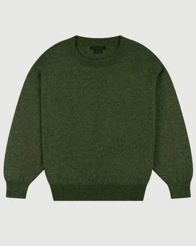 Begg X Co Iris Crew Sweater Grey Loden In Green