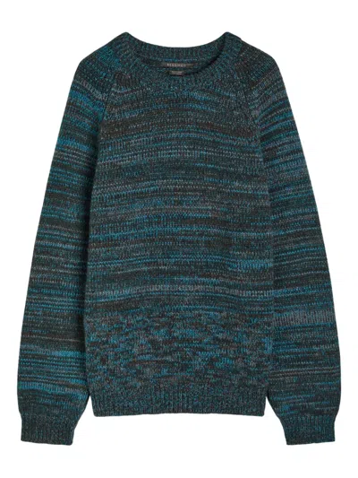 Begg X Co Kai Striped Sweater In Green