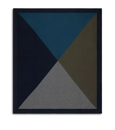 Begg X Co Lambswool-cashmere Vivian Envelope Blanket In Multi