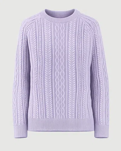 Begg X Co Maytime Isla Cashmere Cotton Sweater In Multi
