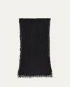 Begg X Co Men's Cashmere And Silk Pleated Scarf In Navy White