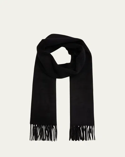Begg X Co Men's Cashmere Scarf In Black