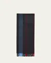 Begg X Co Men's Check Cashmere Scarf
