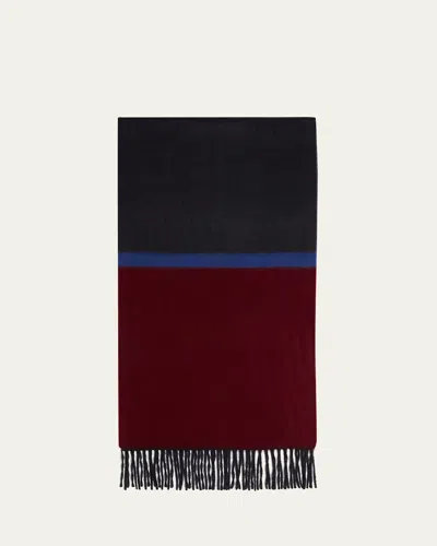 Begg X Co Men's Colorblock Cashmere Scarf