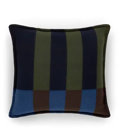 Begg X Co Merino Wool Kelsey Maze Cushion In Multi