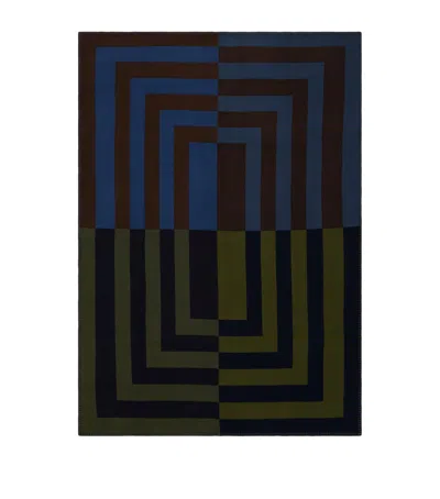 Begg X Co Merino Wool Maze Blanket In Multi