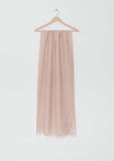 Begg X Co Staffa Cashmere Silk Solid Scarf In Rosa Pink
