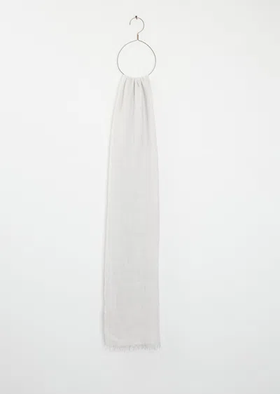 Begg X Co Staffa Cashmere Silk Solid Scarf In Silver