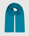 Begg X Co Wispy Solid Scarf Grenadines In Blue