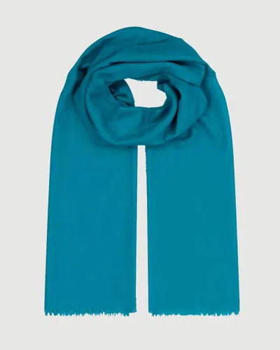 Begg X Co Wispy Solid Scarf Grenadines In Blue