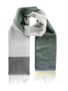 Begg X Co Wool Scarf In Blue