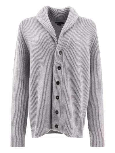 Begg X Co Yatch Shawl-collar Ribbed Cardigan