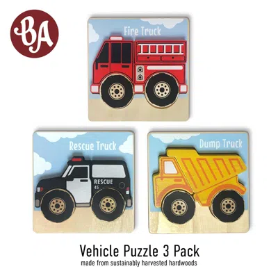 Beginagain Vehicles Puzzles - Set Of 3