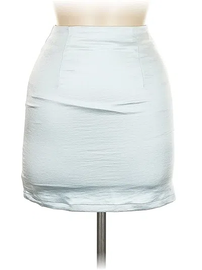 Pre-owned Beginning Boutique Casual Skirt In Blue
