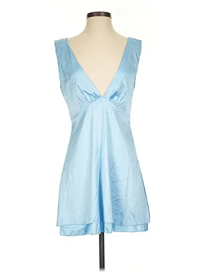 Pre-owned Beginning Boutique Cocktail Dress In Blue