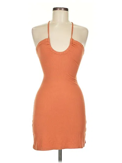Pre-owned Beginning Boutique Cocktail Dress In Orange