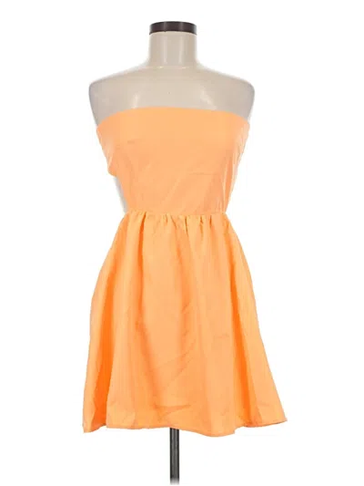 Pre-owned Beginning Boutique Cocktail Dress In Orange
