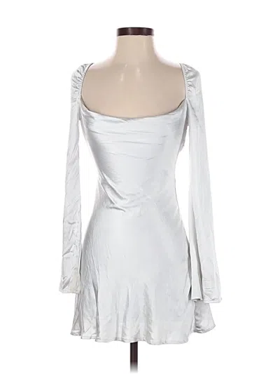 Pre-owned Beginning Boutique Cocktail Dress In Silver