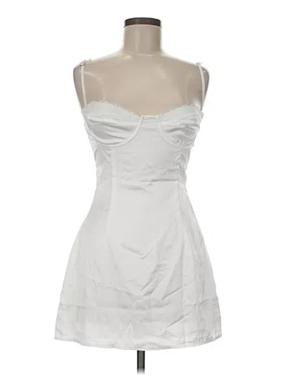 Pre-owned Beginning Boutique Cocktail Dress In White