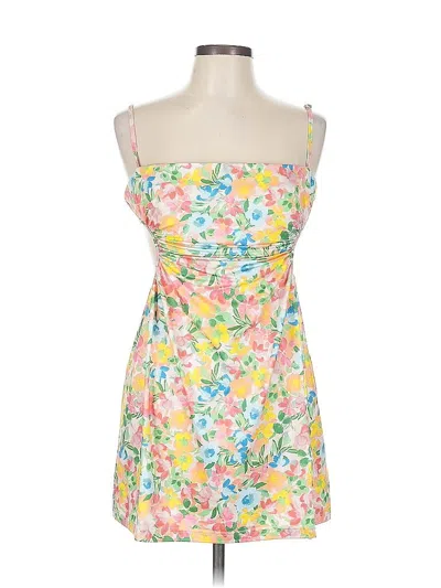 Pre-owned Beginning Boutique Cocktail Dress In Yellow
