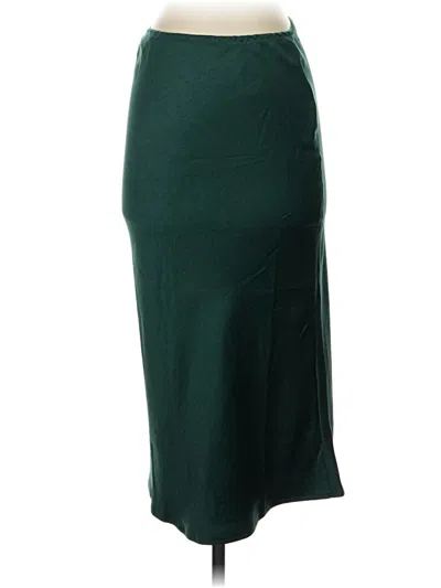 Pre-owned Beginning Boutique Formal Skirt In Green