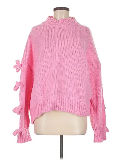 Pre-owned Beginning Boutique Pullover Sweater In Pink