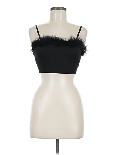 Pre-owned Beginning Boutique Sleeveless Top Black Strapless Neckline Tops