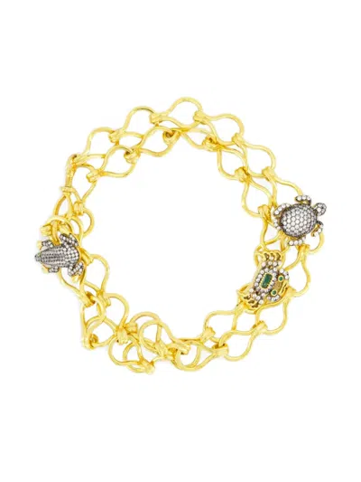Begüm Khan Embellished-charm Bracelet In Gold