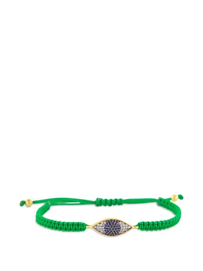 Begüm Khan Evil Eye Bracelet In Green