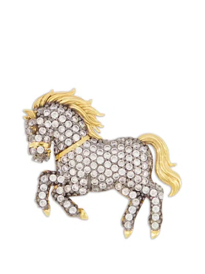 Begüm Khan My Little Pony Crystal-embellishment Left Ear Earrings In Brown