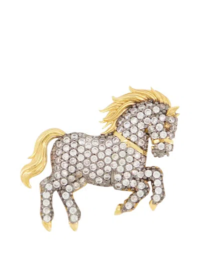 Begüm Khan My Little Pony Crystal-embellishment Right Ear Earring In Gold
