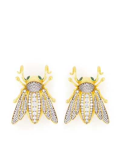 Begüm Khan Queen Bee Earrings In Gold