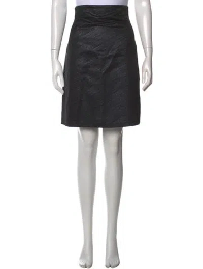 Pre-owned Behnaz Sarafpour Mini Skirt In Black