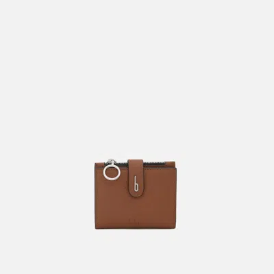 Behno Andrea Mini Wallet Pebble Toast In Brown