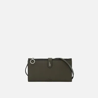 Behno Andrea Wallet Pebble Forest In Green