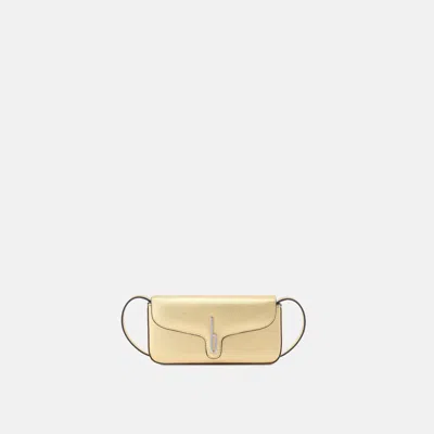 Behno Claudia Mini Crossbody Metallic Gold