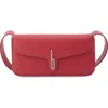 Behno Claudia Pebble Leather Crossbody Bag In Purple