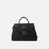 Behno Coco Satchel Large Pebble Black