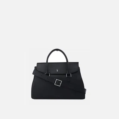 Behno Coco Satchel Medium Pebble Black