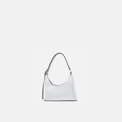 Behno Danny Flatiron Bag Mini Metallic Silver