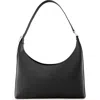 Behno Danny Flatiron Leather Shoulder Bag In Black