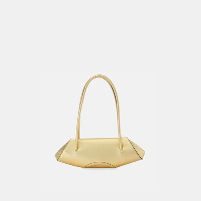 Behno Elizabeth Baguette Mini Metallic Gold