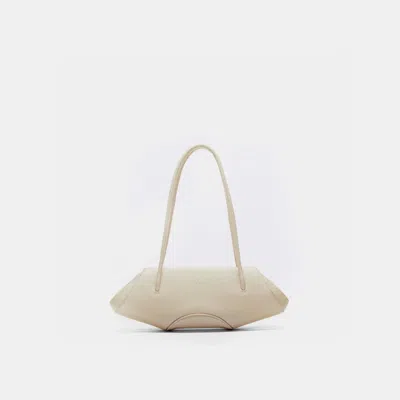 Behno Elizabeth Baguette Mini Pebble Bone