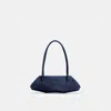 Behno Elizabeth Baguette Mini Pebble Navy