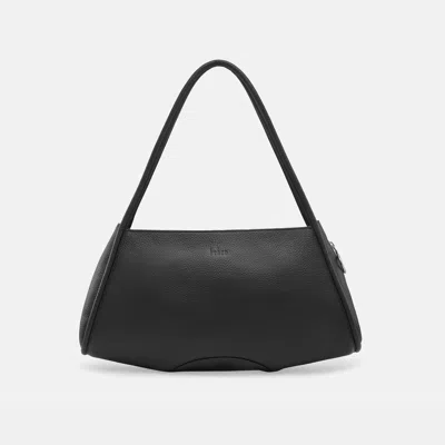 Behno Elizabeth Shoulder Bag Medium Pebble Black