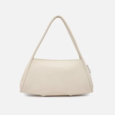 Behno Elizabeth Shoulder Bag Medium Pebble Bone