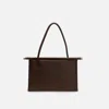 BEHNO FRIDA FLAT TOTE MILLED CACAO