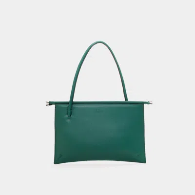 Behno Frida Flat Tote Pebble Avocado In Green