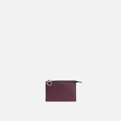 Behno Frida Wallet Pebble Bordeaux In Burgundy