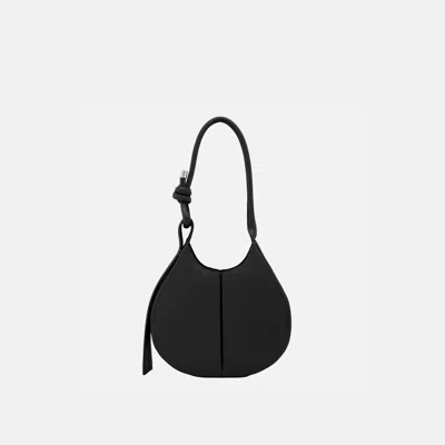 Behno Ina Bag Medium Pebble Pleat Black